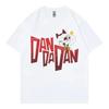 Hot Sales Japan Anime Granny Cat Graphic T Shirt Fashion Cartoon Oversized T-shirt Men Women Vintage Casual Cotton T-shirts