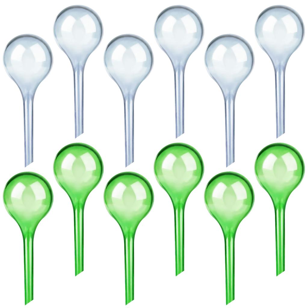 12 Pack Plant Watering Globes Self Watering System PVC Self Plant Watering Glo