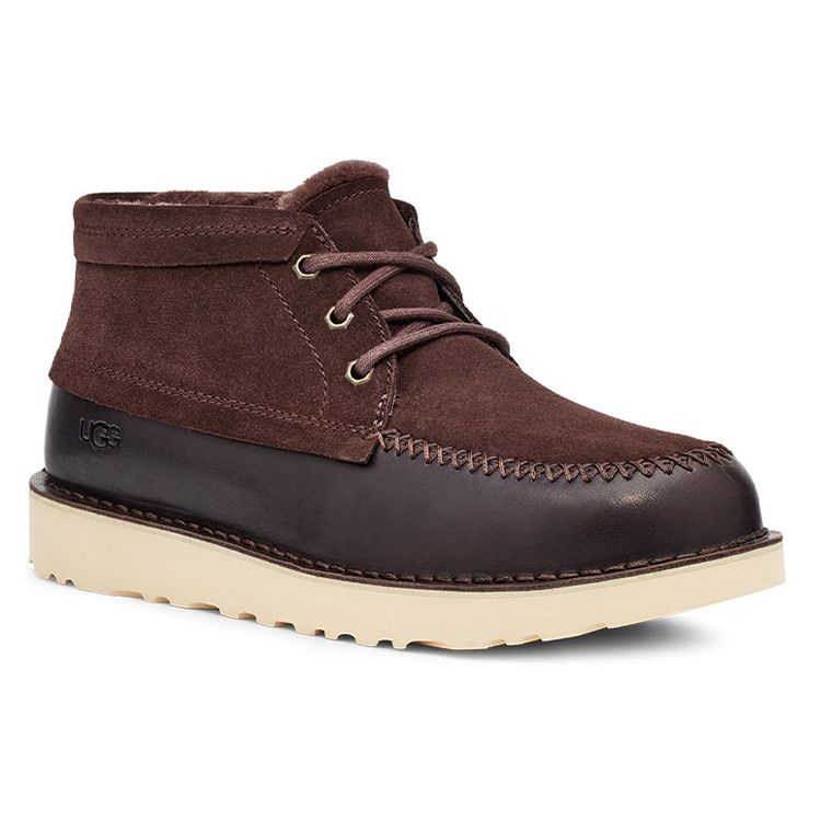 UGG Campout Chukka Suede Leather Warm Durable Versatile Fashion Short Outdoor Boots Men boots Coffee 1120791-SMMR