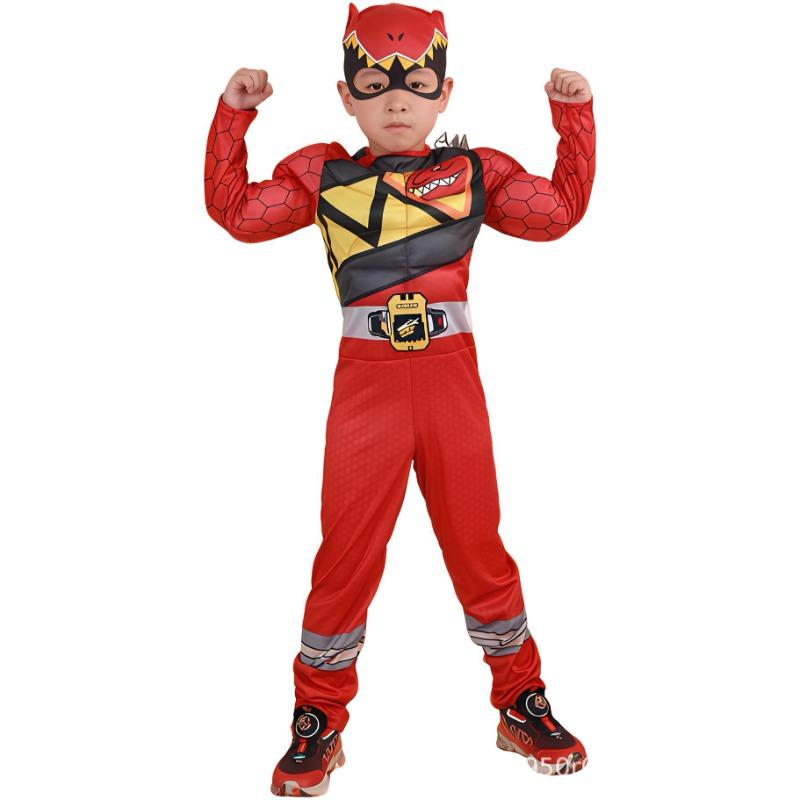 Dinosaur Team Clothing Dragon Muscle Suit Kids League of Legends Cosplay Dragon Warrior Party Costume