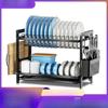 Double-Layer Iron Dish Drying Rack