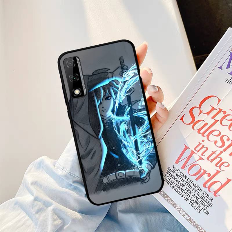 Japan Anime Cartoon Dämon Slayer Telefon Fall Für Huawei Y9 Y8 Y6 Prime Y7 Pro Y8s Y5 Mate 20 Pro 10 lite Abdeckung