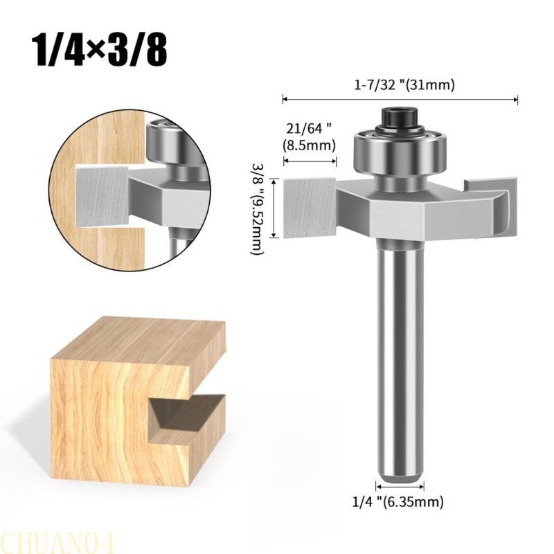 A1A2 Guitar Trim Slotting Cutter T Type Milling Cutter Guitar Making Tool Enduring