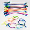 5pcs Dual Color Sensory Zipper Chain Bracelet, Anxiety Relief Fidget for Adults Autism, Wedding Party Favor Gift