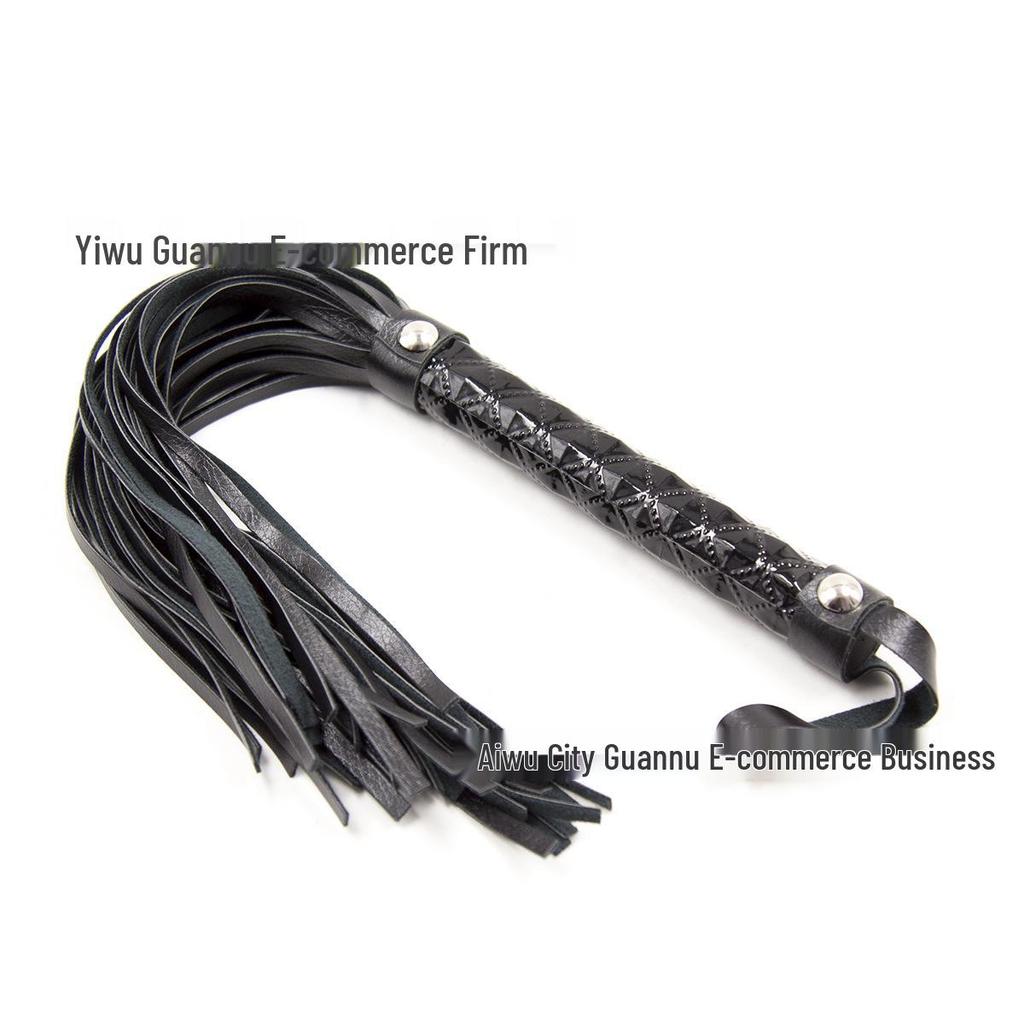 SM Erotic Leather Whip Performance Prop, Alternative Toy for Adults