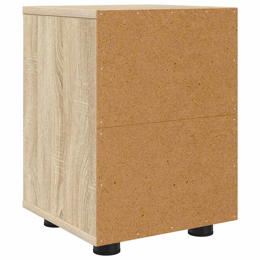 Nightstands (2 pcs) Sonoma Oak Finish 30.5 x 30 x 43 cm Engineered Wood