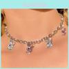 Stunning Stainless Steel Rabbit Necklace With Sparkling Rhinestones For Women