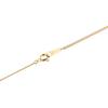 Goods 18K Yellow Gold Curb Chain for Men and with Clasp [Happy Shop] Necklace, 45cm, Double-Sided, Thin, 1.2mm Wide, Women,