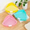 Triangular Rabbit Litter Box Medium Pet Toilet Potty Ferrets Potty Tray Ferret Hamster