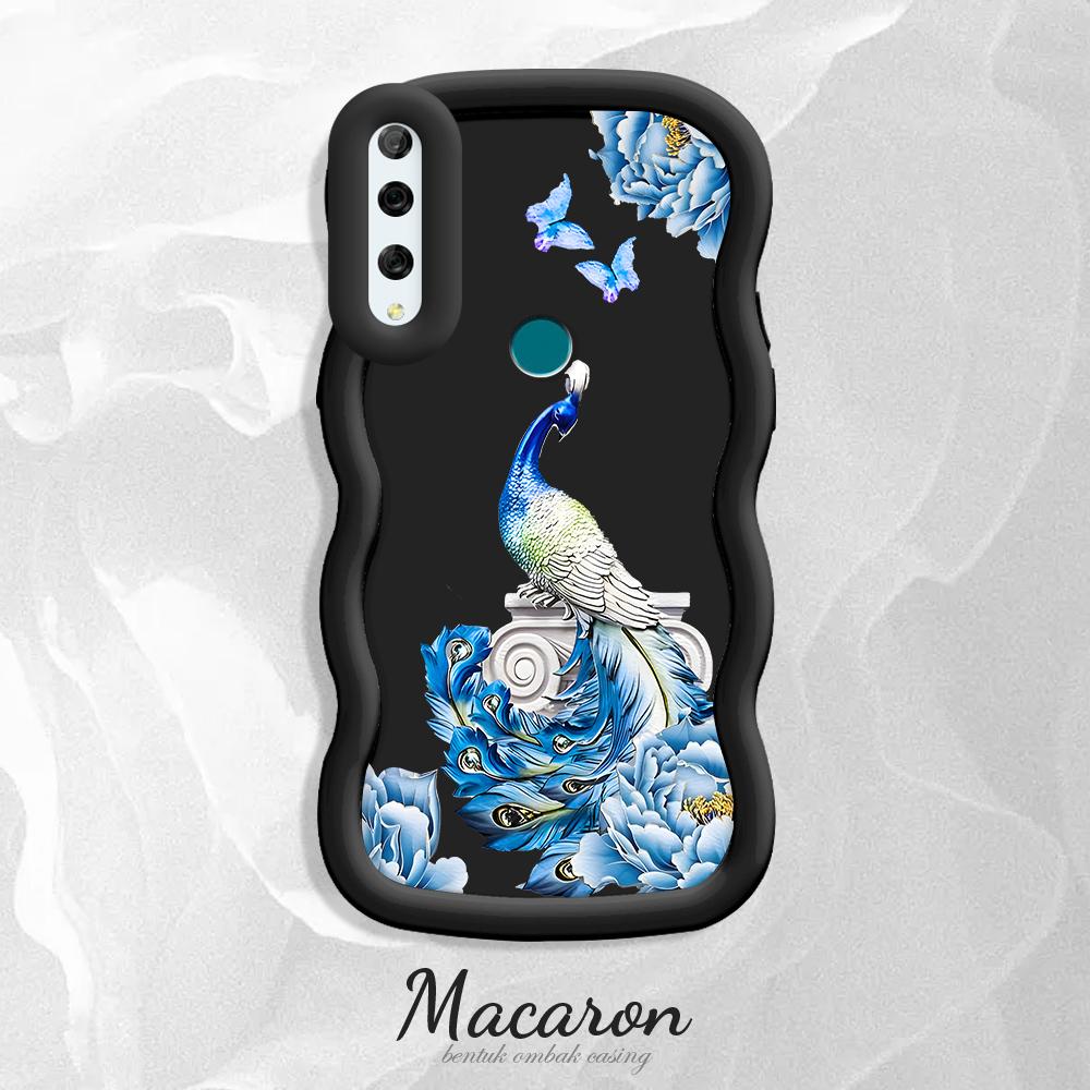 Painted Pattern Big Wave Edge Soft Silicone Material Macaron Phone Case Shockproof Protective Rubber Casing for iPhone Huawei Honor Infinix Tecno