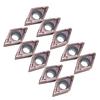 10 Stück Hartmetall-Wendeplatten Schneidwerkzeug DCMT11T308-MP