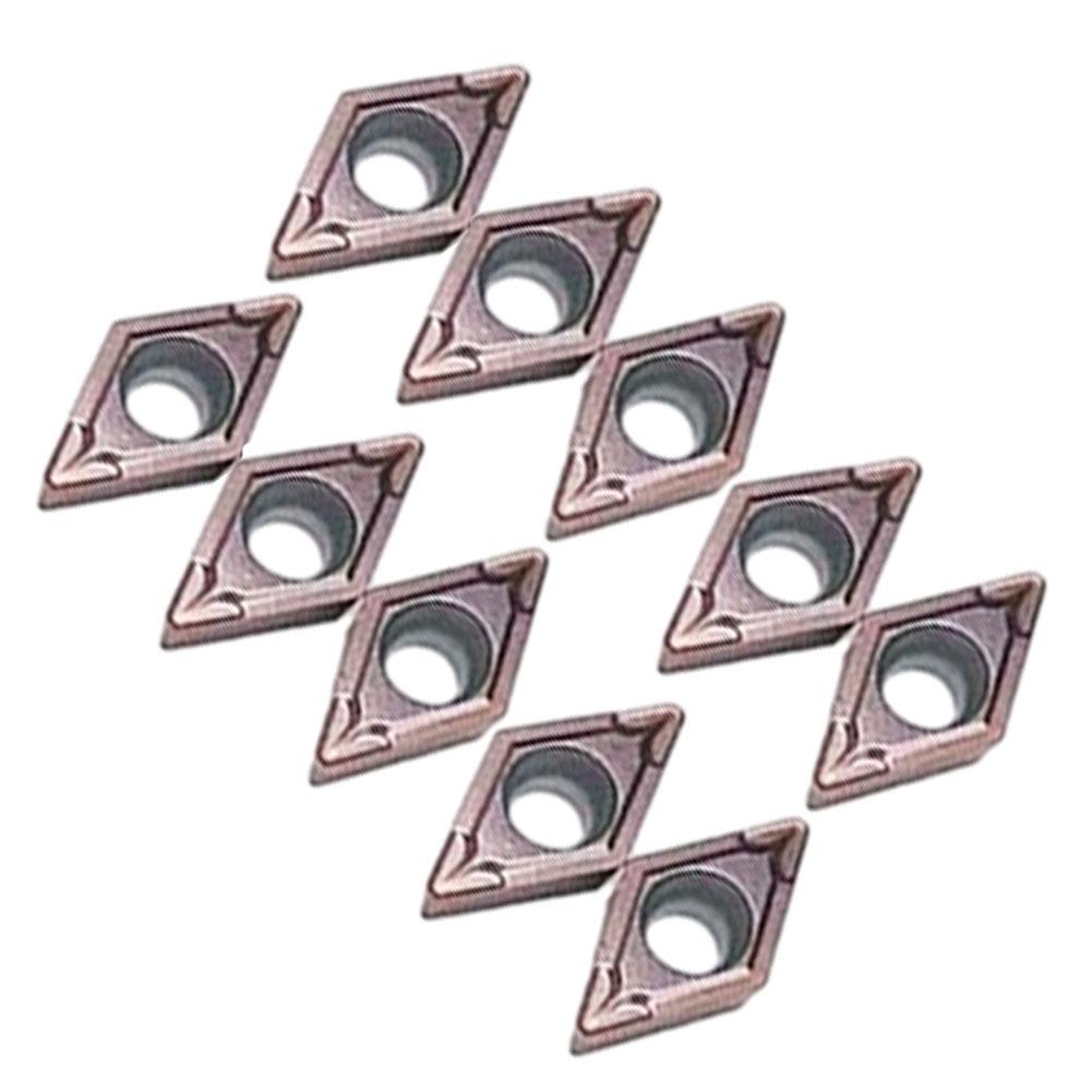 10 Stück Hartmetall-Wendeplatten Schneidwerkzeug DCMT11T308-MP
