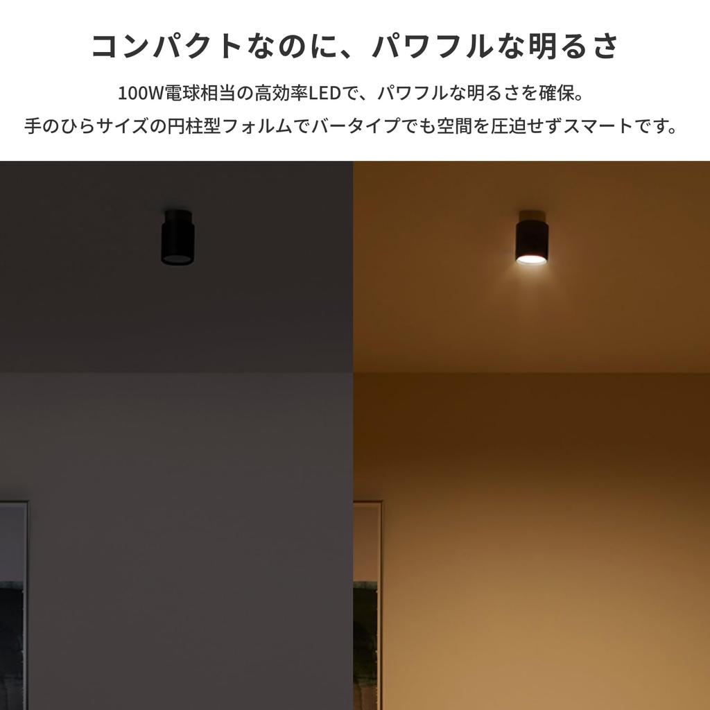 Artwork Studio Grid Ceiling Downlight, 40,000-Hour Lifetime, Color Temperature Adjustable (WarmWhite), White, AW-0552E-WH [LED Bulb Built-in]