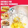 Dough Hook Whisk Wire Whip Attachment Dishwasher Stainless Steel egg Whisk for 4.5-5 Quart Tilt Head Stand Mixer