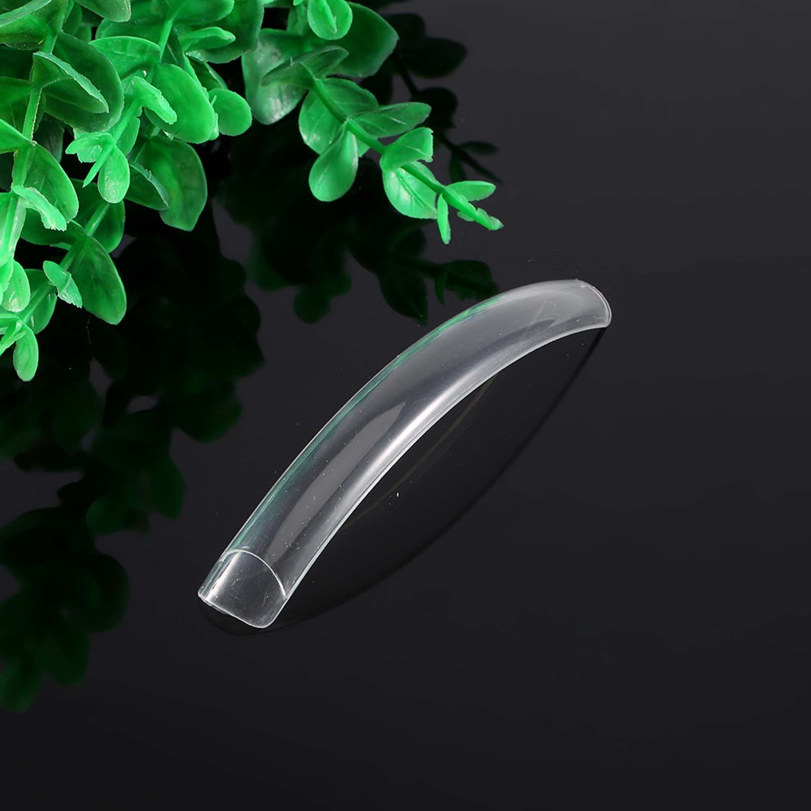 

10 шт. удлиненные полупокрытые накладные ногти для дизайна салона красоты маникюрный декоративный инструмент Transparent