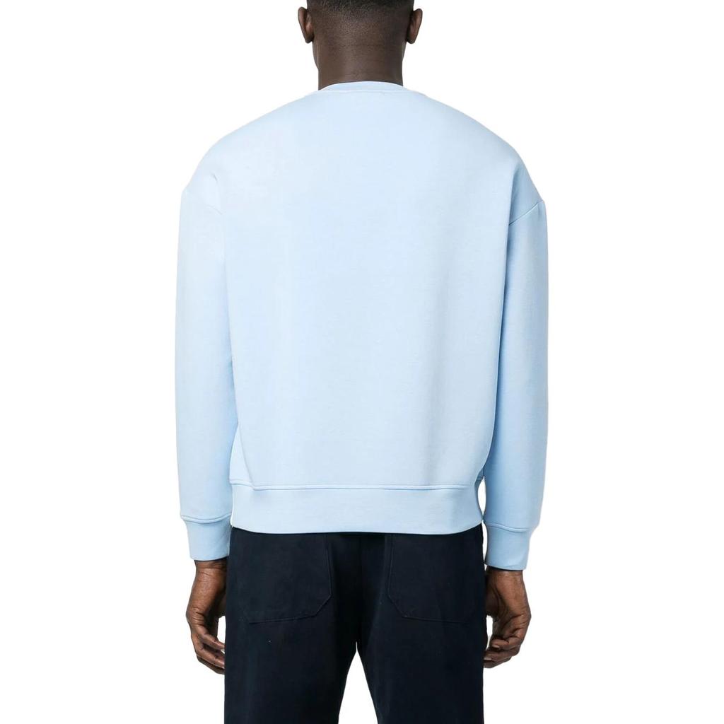 Emporio Armani Ss23 Brand Logo Letter Print Pullover Casual Long Sleeve Sweatshirt Men Sweatshirt White 3R1MBE-1JHSZ-0164