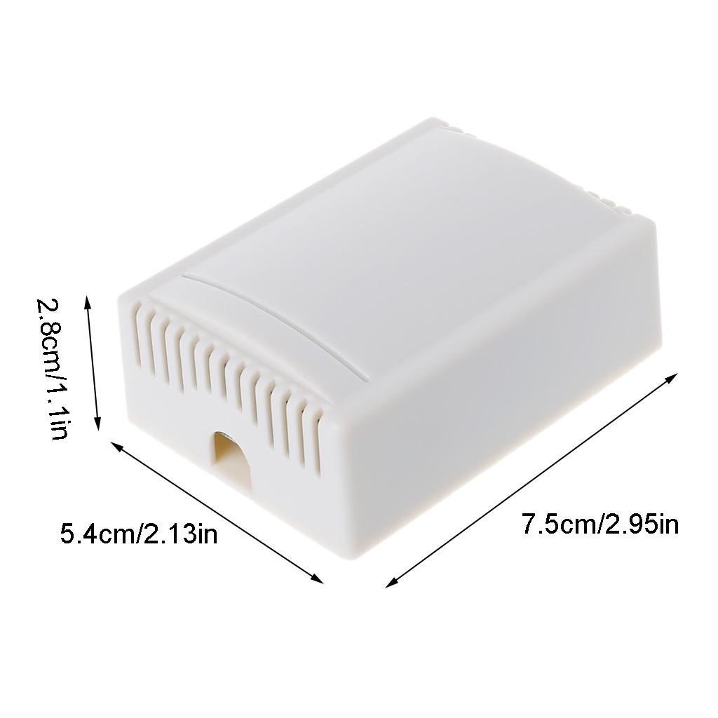 DC12V 4CH RF Relay Wireless RF Remote Control Switch Transmitter with Receiver Module 433mhz LED Remote Control Durable