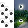 1~8PCs Solar Outdoor Lights LED Waterproof 360° Folding Atmosphere Light Garden Decoration Fence Stake Lawn Porch Walkway Decor