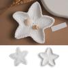 Practical Art Starfish Tray Mold Portable Accesory for Epoxy Resin Jewelry Plate and Candle Holder Home Decoration