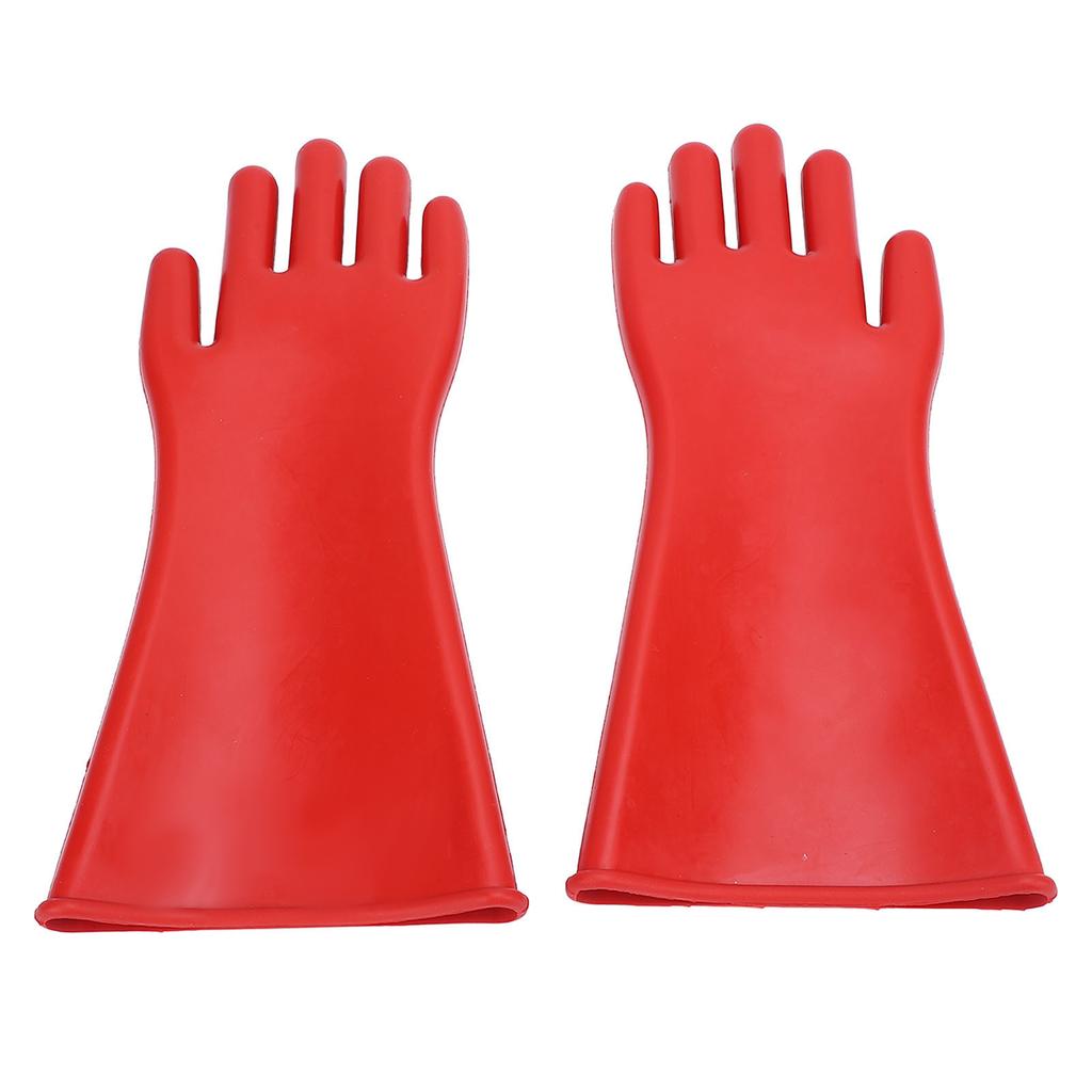 1 Paar Elektrisch Isolierte Handschuhe Gummi Wasserdicht Elektrisch Isolierende Handschuhe 12000V