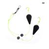 1Pcs High Sensitivity Inverted Bottom Double Hook Fishing Float Kit Suitable For Sea And Freshwater Fishing