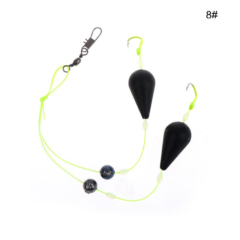 1Pcs High Sensitivity Inverted Bottom Double Hook Fishing Float Kit Suitable For Sea And Freshwater Fishing