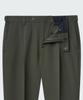 Musinsa Standard Wide Hidden Banding Slacks [Dusty Khaki]