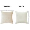 Green Corduroy Cushion Covers 45x45 Gentle Fluffy Strip Pillow Covers 50x50 Luxurious Decorative Home Pillow Case for Sofa Living Room