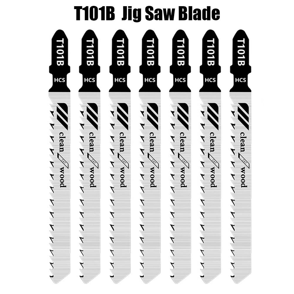 

5pcs Jig Saw Blade Metal Wood Assorted Blade T101B Woodworking Power Tool HSS Jigsaw Saw Blades China Mainland