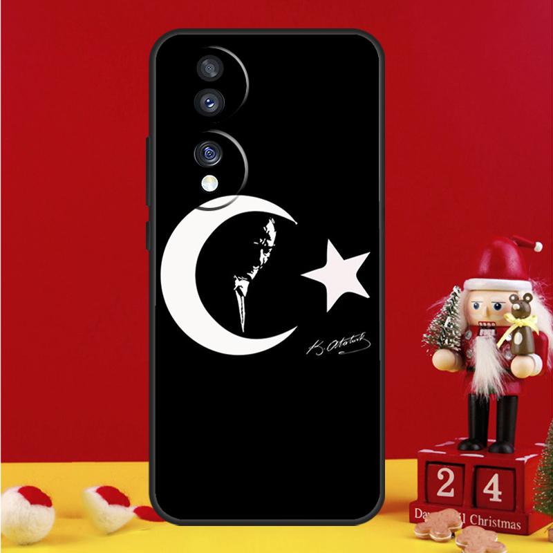 Mustafa Kemal Ataturk Case For Honor Magic V5 5 6 7 Pro Honor X9b X9c X9a X8a X8b X7a 50 70 90 200 400 Lite Cover