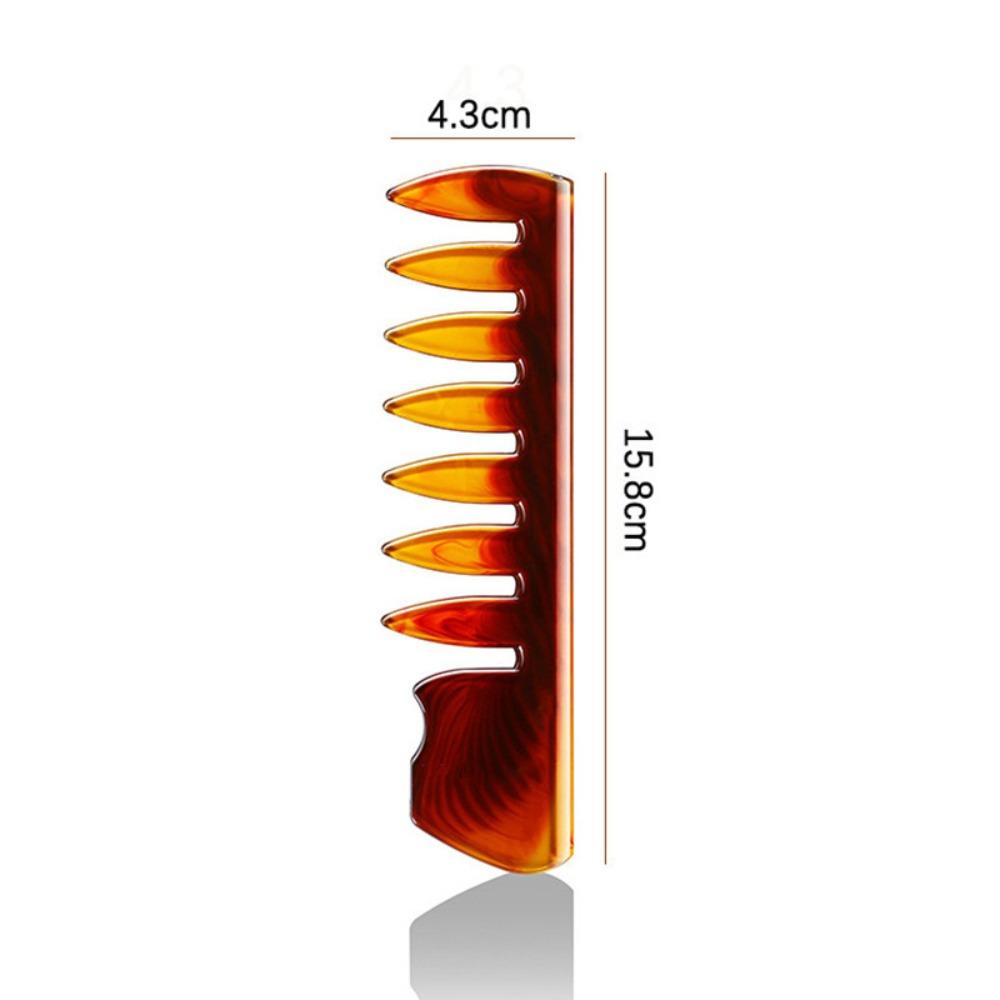 Flat Double-Sided Flat Comb Wide Toothed Hair Oil Head Comb Vintage Wide Tooth Comb