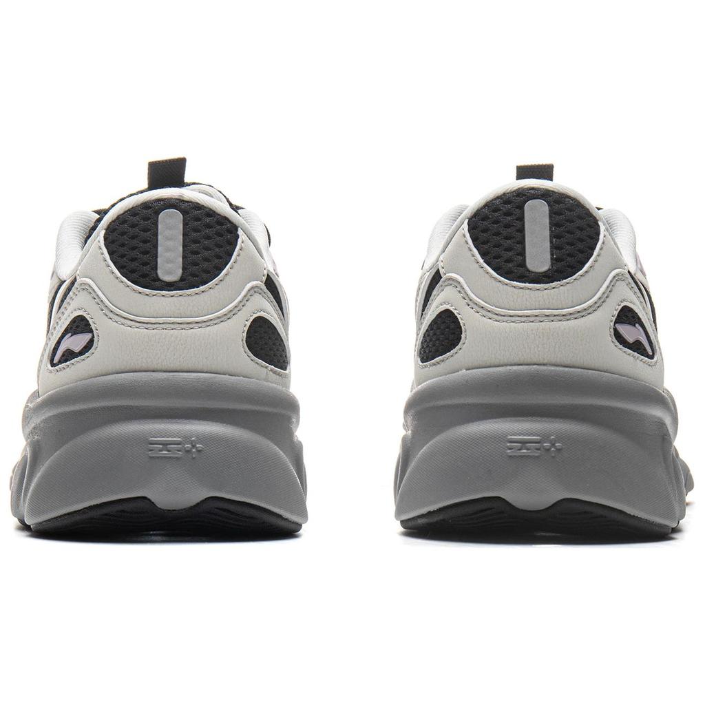 Li Ning Nai Ye 2.0 Comfortable Versatile Non-Slip Wear-Resistant Low-Top Casual Shoes Women Sneaker Beige Black AGCU376-3