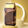 Purple Electric Mini Beard Shaver Single Blade Reciprocating Household Portable Small Beard Trimmer