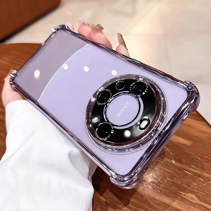 Four Corner Airbags Anti fall Suitable for Huawei Mate60pro Mobile Phone Case New Mate70 Transparent TPU Soft Protection Case