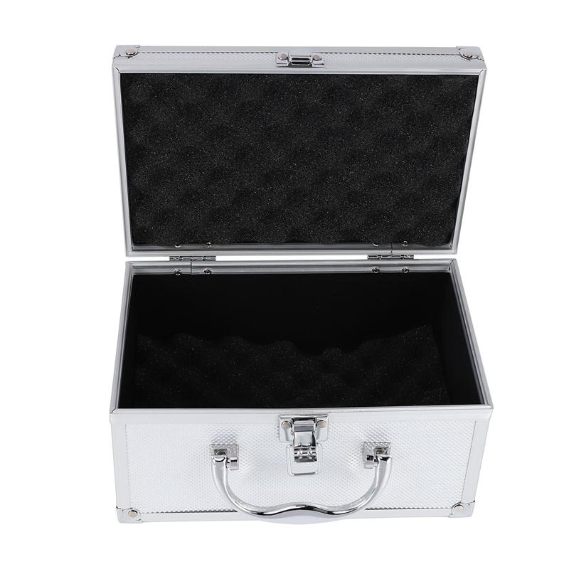ABBY-Aluminum Alloy Tool Box Portable Safety Equipment Instrument Case Display Case Suitcase Hardware Tool Case 230X150x125mm
