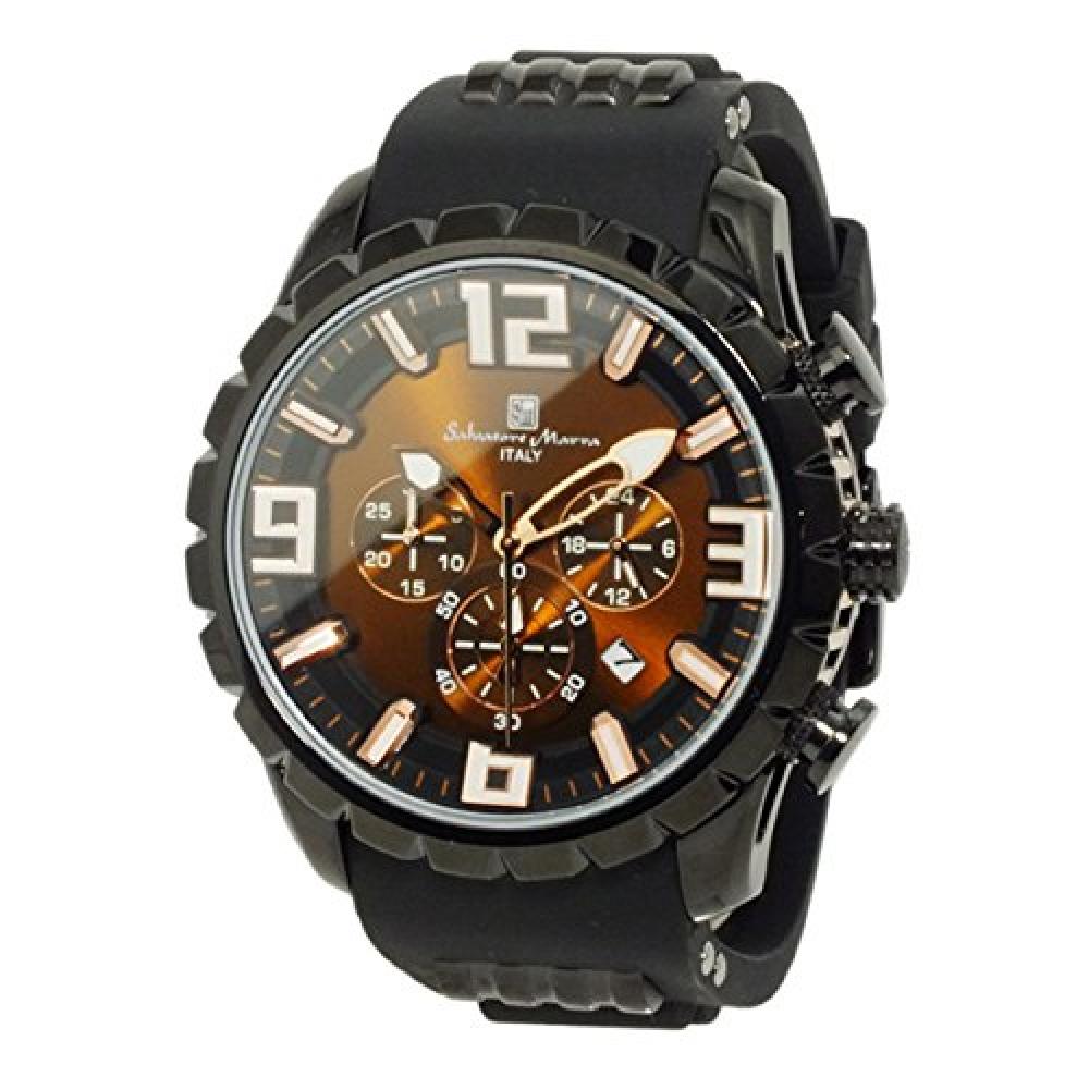 

Salvatore Marra Chrono Quartz Мужские SM15107-BKBR [t-1]