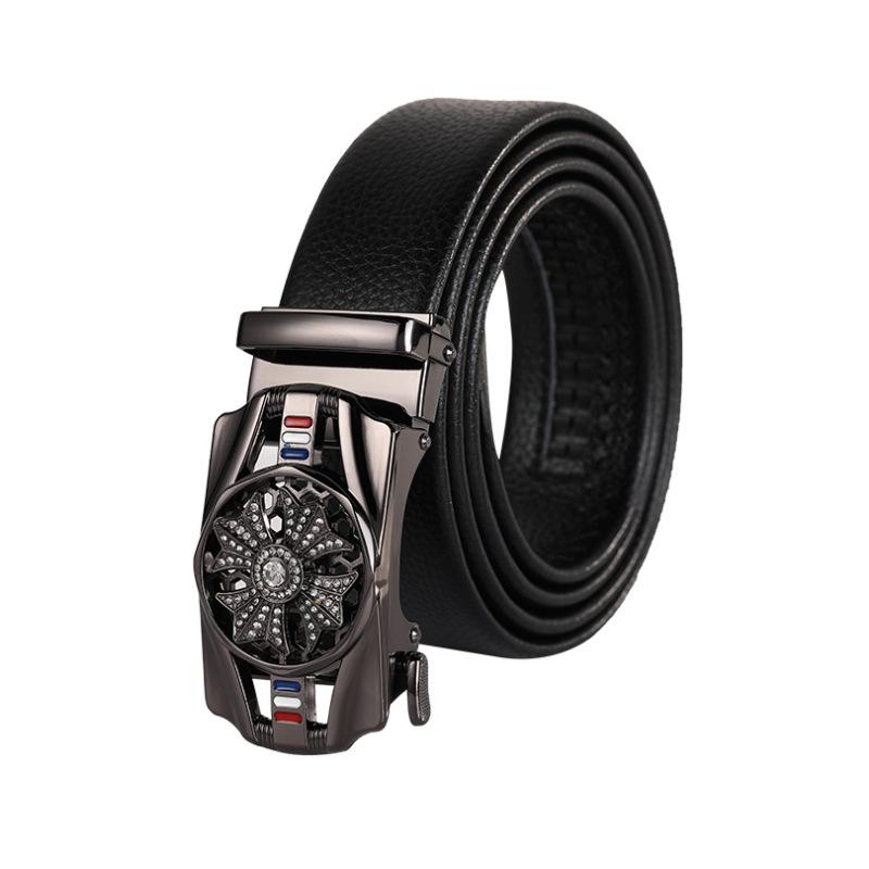 Automatic Buckle Belt Shoes And Clothing Belt Sales