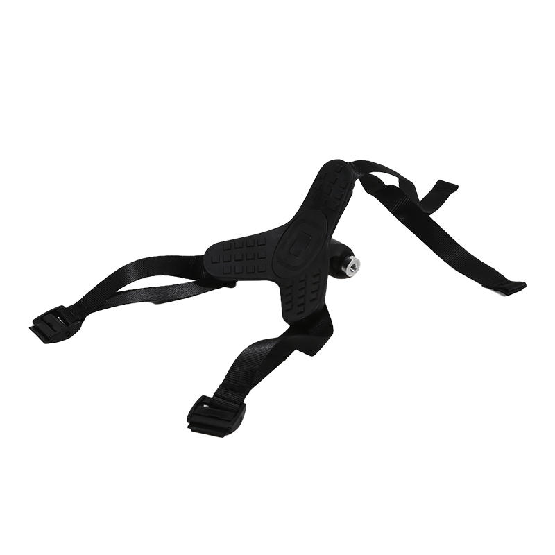 Curea de montare pe bărbie pentru cască de motocicletă, suport reglabil, suport pentru față completă, suport pentru cameră de acțiune, curea pentru telefon, suport pentru accesorii de echitație în aer liber