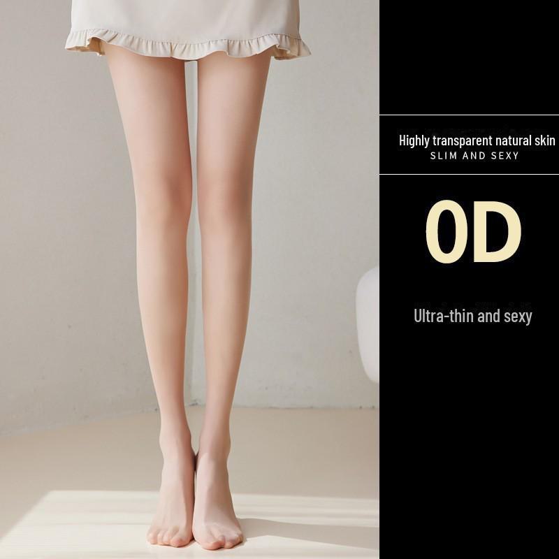 Damen Sheer Schwarze Seidenstrumpfhose - Laufmaschensicher, Bare Leg, Sexy Sommerstrümpfe