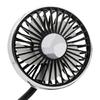 Dual Head Car Fan, Built-in Lighting, 360-degree Adjustable 3 Speed USB Seat Cooling Fan, Low Noise Truck SUV RV Accessory