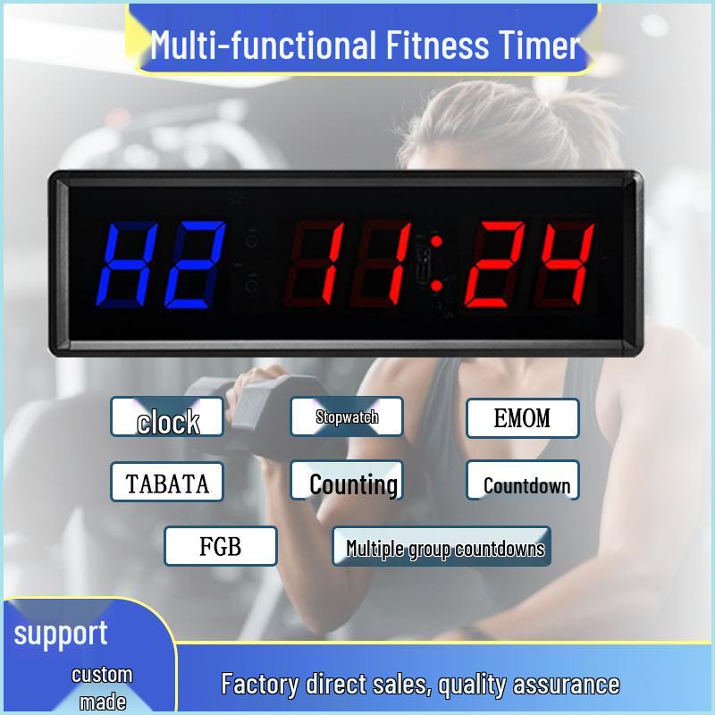 

LED Digital Fitness & Sports Countdown Timer with Customizable Cycles Australian Standard