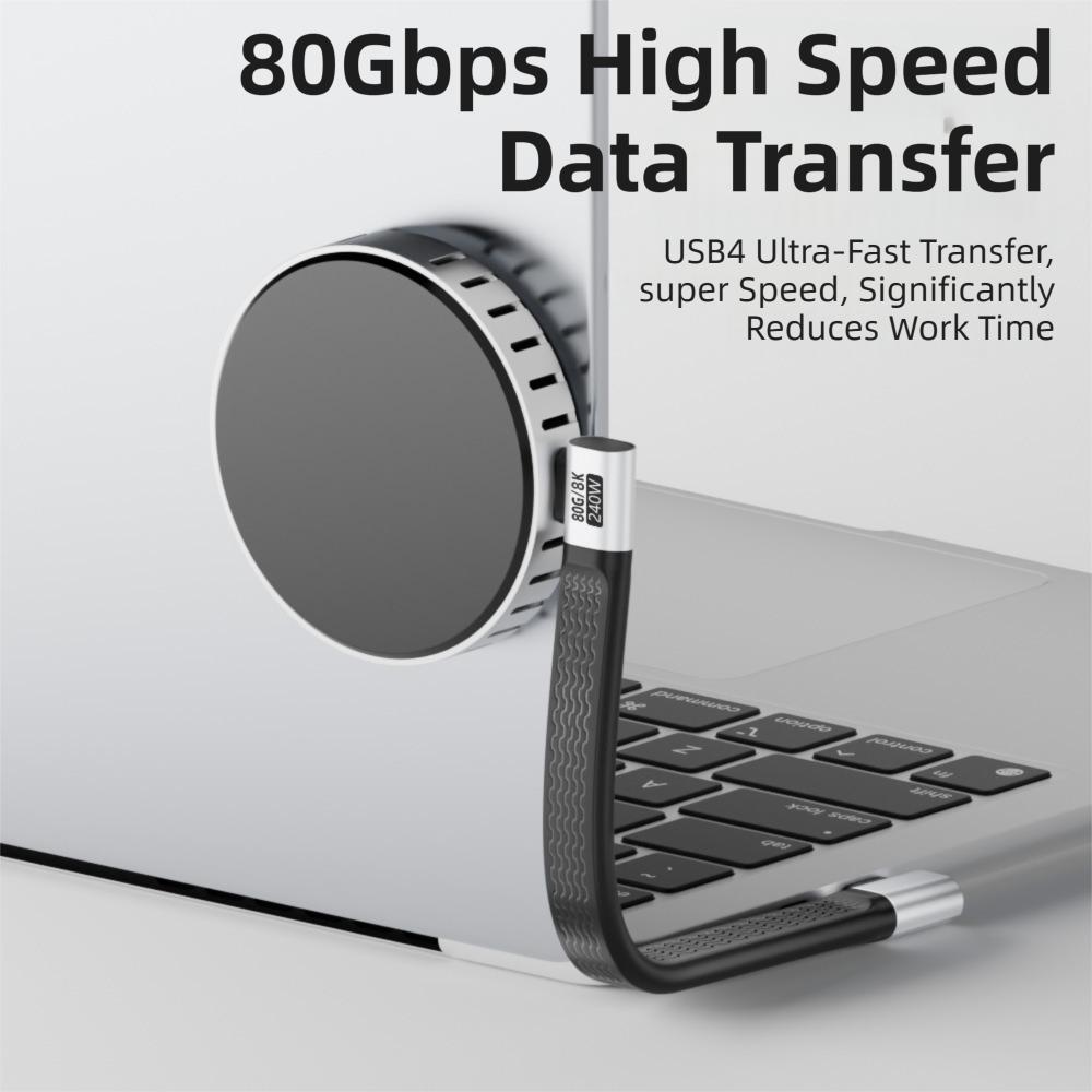 80Gbps USB4.0 Type-C Cable 8K 60HZ Charging Line FPC Soft Board Wire  for Laptop Mobile Phone