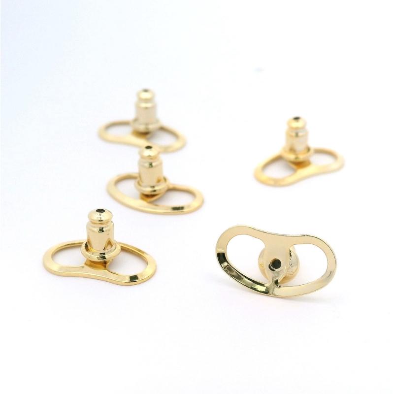 Secure Earring Lifters 6pcs Comfortable Backings for Large Fashion Earrings Jewelry Accessory In Assorted Color