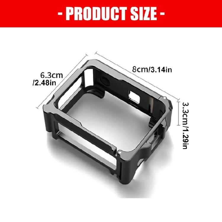 Professional Grade Metal Camera Cage Rapid Assembly Mechanism Enhances Durability For Action Camera Accessory Mounting
