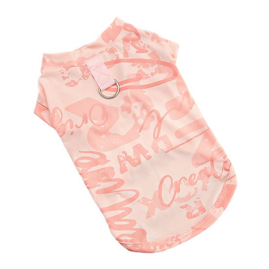 

Жилет для собаки Эластичный Облегающий Дышащий Противоскользящий Ледяной шелк Охлаждающий эффект L розовый