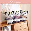 Plush Panda Adorable Toy With Bow Tie Sunglasses Stuffed Animal Perfect Gift