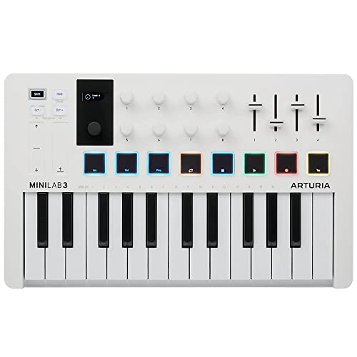 Arturia MIDI keyboard controller MiniLab 3 white