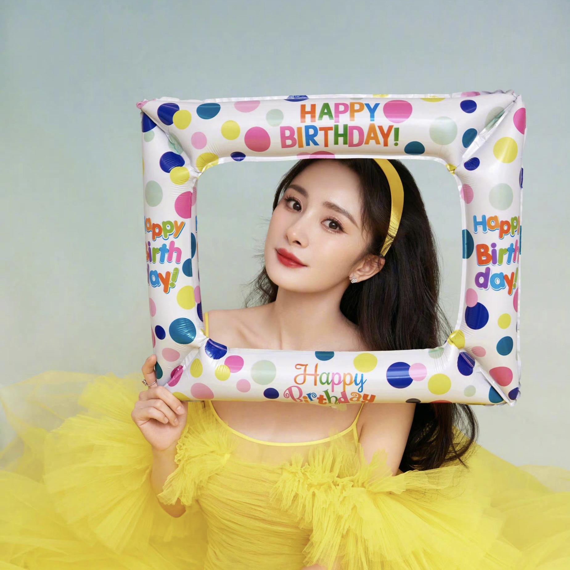 Three-Layer Colorful Cake Balloon for First Birthday Celebration and Children s Photoshoots
