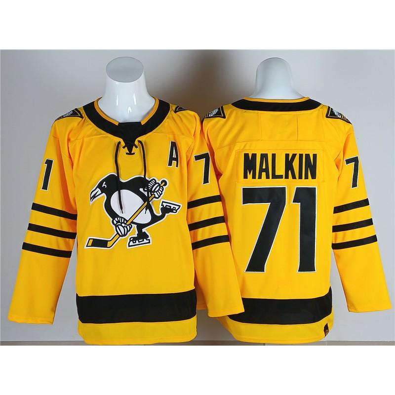 Pittsburgh Penguins NHL Hockey Jersey Tenue de Fan Coton Uniforme d'Équipe Homme Adulte