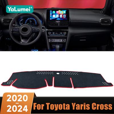 Car Dashboard Avoid Light Pad Trument Platform Cover Mats Accessories For Toyota Yaris Cross XP210 2024